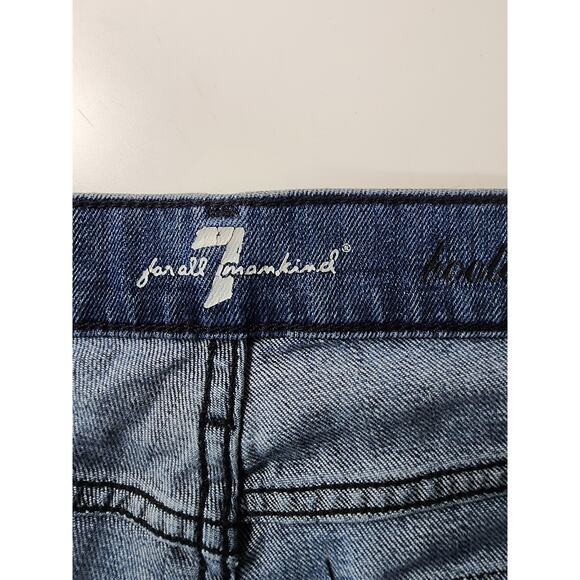 SEVEN7 FOR ALL MANKIND Medium Wash Low-Rise Stretch Bootcut Jeans SZ 27 - Picture 12 of 12